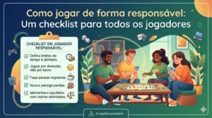 Como jogar de forma responsável: Um checklist para todos os jogadores