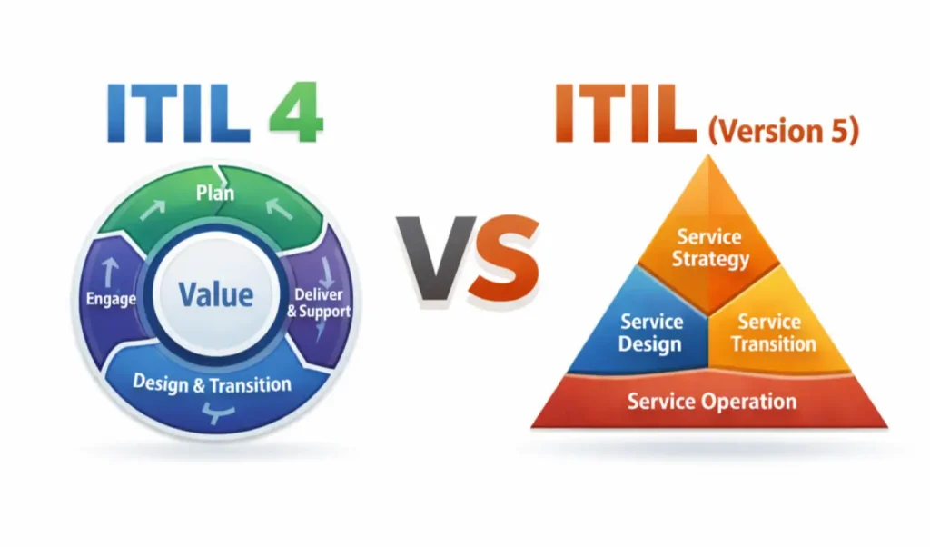 Quais as diferenças entre o ITIL 4 e o ITIL 5?