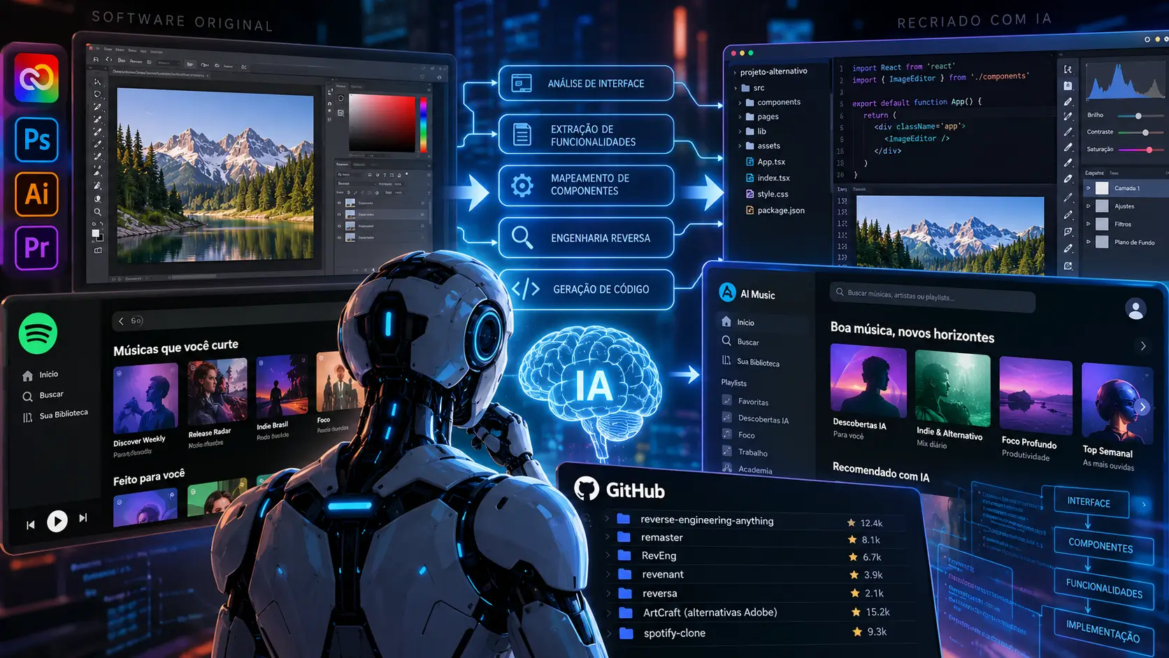 Engenharia reversa com IA: como funciona e projetos que recriam softwares