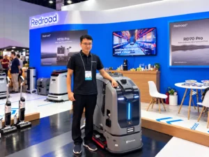 Redroad apresenta robô RD70 Pro na HIGIEXPO 2026; CEO fala sobre o futuro da IA